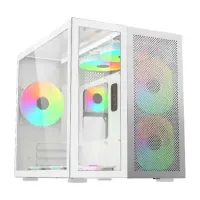 Value Top T7 Premium Micro-ATX Mid Tower White Gaming Casing